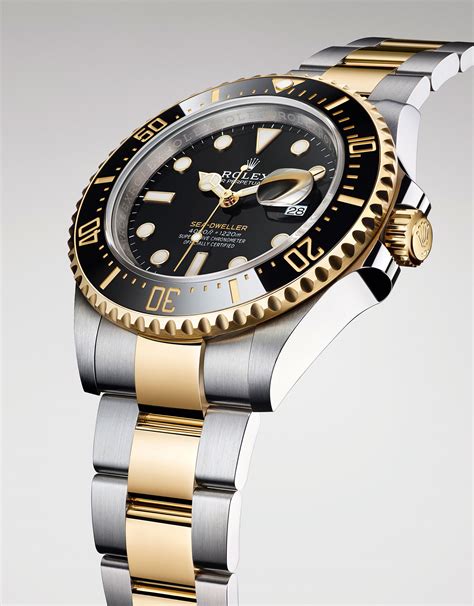 rolex sea dweller dial size|rolex sea dweller two tone.